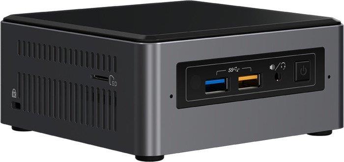 Купить Intel Next Unit of Computing Kit NUC7I5BNH - Barebone - Mini-PC - 1 x Core i5 7260U / 2,2 GHz - Iris Plus Graphics 640 - GigE - WLAN: 802,11a/b/g/n/ac, Bluetooth 4,2 (BOXNUC7I5BNH) в магазине wardena.ru