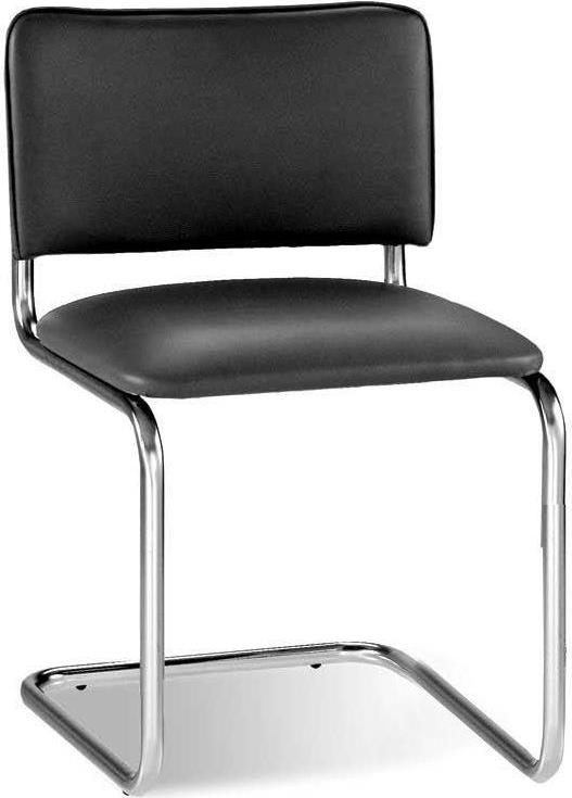 Купить Besucherstuhl NOWY STYL SYLWIA V-14, schwarz sp. Lederimitat в магазине wardena.ru