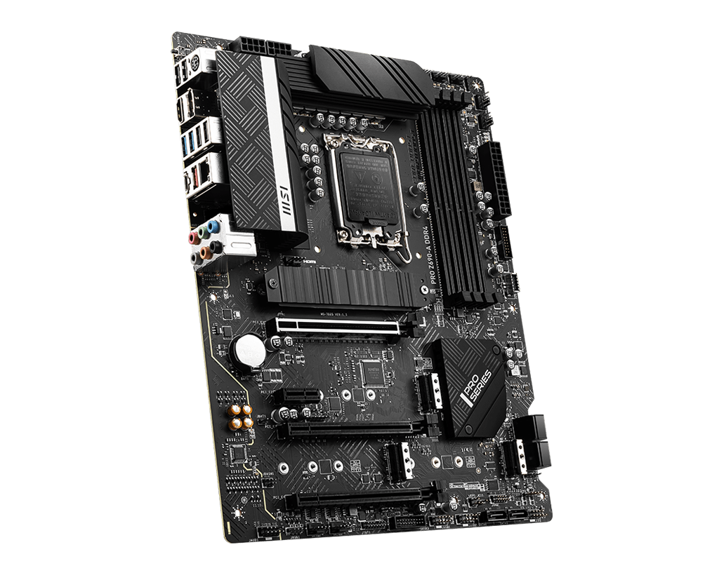 Купить MSI PRO Z690-P DDR4 - Motherboard - ATX - LGA1700-Sockel - Z690 Chipsatz - USB 3.2 Gen 1, USB-C Gen 2x2 - 2.5 Gigabit LAN - Onboard-Grafik (CPU erforderlich) - HD Audio (8-Kanal) (7D36-004R) в магазине wardena.ru