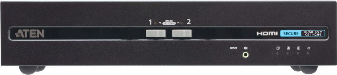 Купить ATEN 2-Port USB HDMI Dual Display Secure KVM-Switch (PSD PP v4.0-konform) (CS1142H4) в магазине wardena.ru