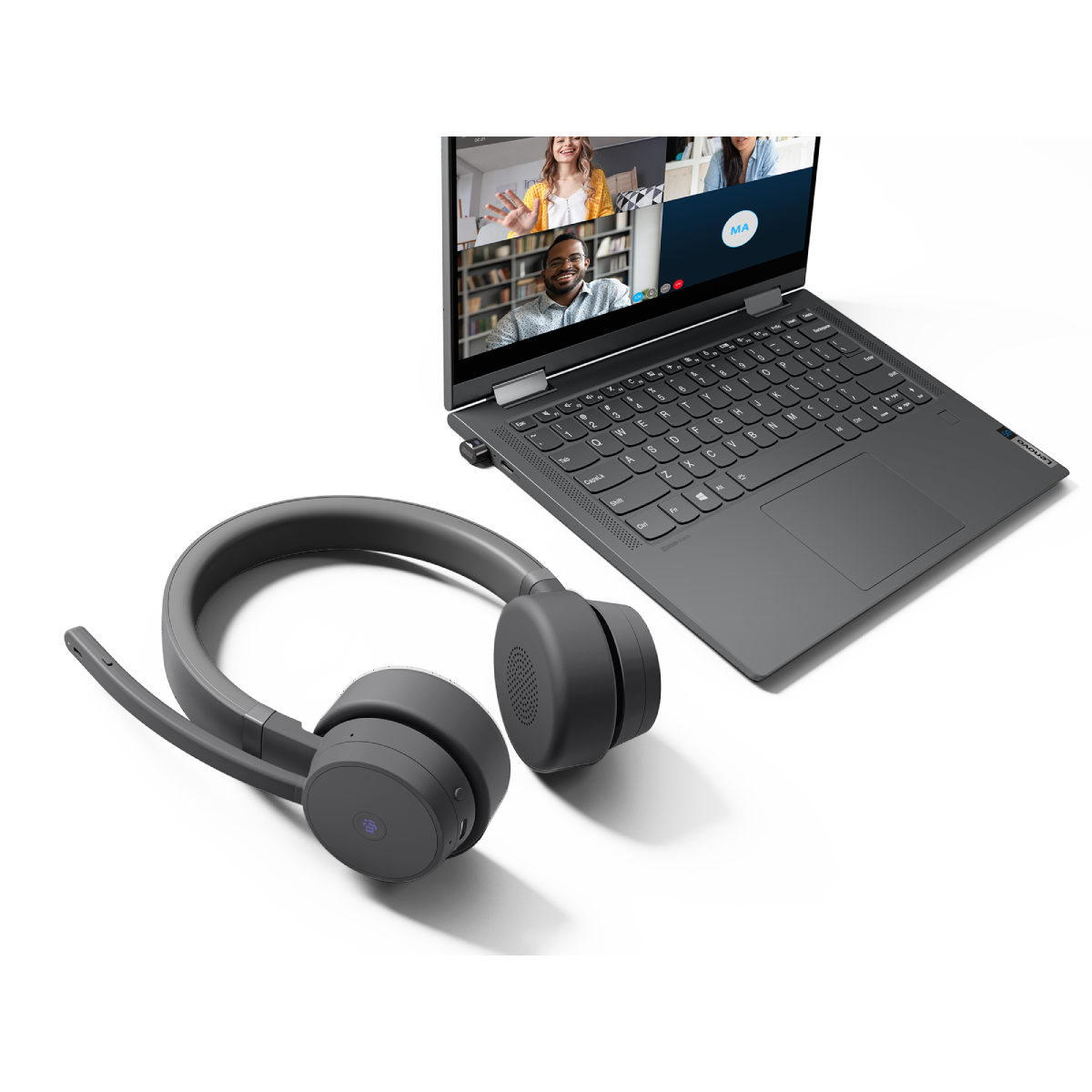 Купить Lenovo Go Wireless ANC Headset (GXD1C99239) в магазине wardena.ru