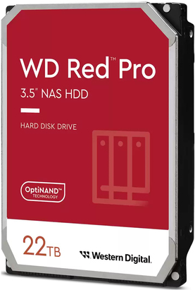Купить WD Red Pro NAS Hard Drive WD221KFGX - Festplatte - 22TB - intern - 3.5" (8,9 cm) - SATA 6Gb/s - 7200 U/min - Puffer: 512MB (WD221KFGX) в магазине wardena.ru