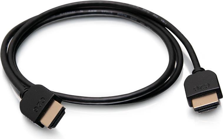 Купить C2G 3ft 4K HDMI Cable - Ultra Flexible Cable with Low Profile Connectors - HDMI-Kabel - HDMI männlich zu HDMI männlich - 91.4 cm - Doppelisolierung - Schwarz (41363) в магазине wardena.ru