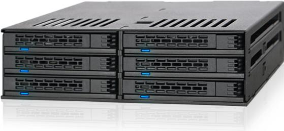 Купить Icy Dock MB326SP-B - Festplatte - SSD - Serial ATA III - Serial Attached SCSI - SATA - Rack (1U) - Schwarz - Festplatte - Leistung (MB326SP-B) в магазине wardena.ru
