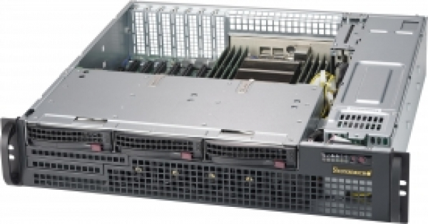 Купить Chassis Supermicro CSE-825MBTQC-R802LPB 2U 800W Redundant Hot-Swap 3xHDD SATA/SAS в магазине wardena.ru