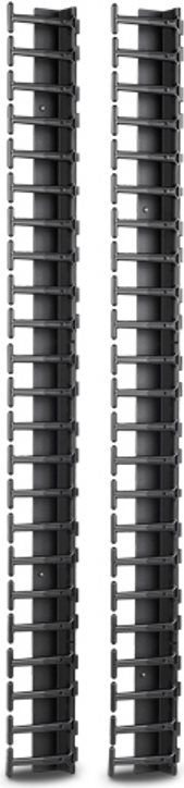 Купить APC Schneider APC - Kabelführungsplatte für Schaltschrank (vertikal) - Schwarz - 48U (Packung mit 2) (AR7723) в магазине wardena.ru