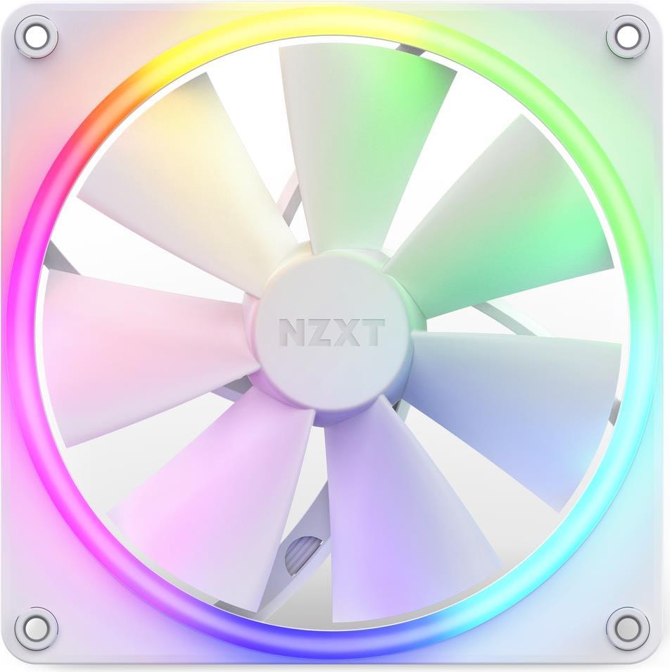 Купить NZXT F Series F120 RGB Triple Pack - Gehäuselüfter - 120 mm - Mattes Weiß (RF-R12TF-W1) в магазине wardena.ru