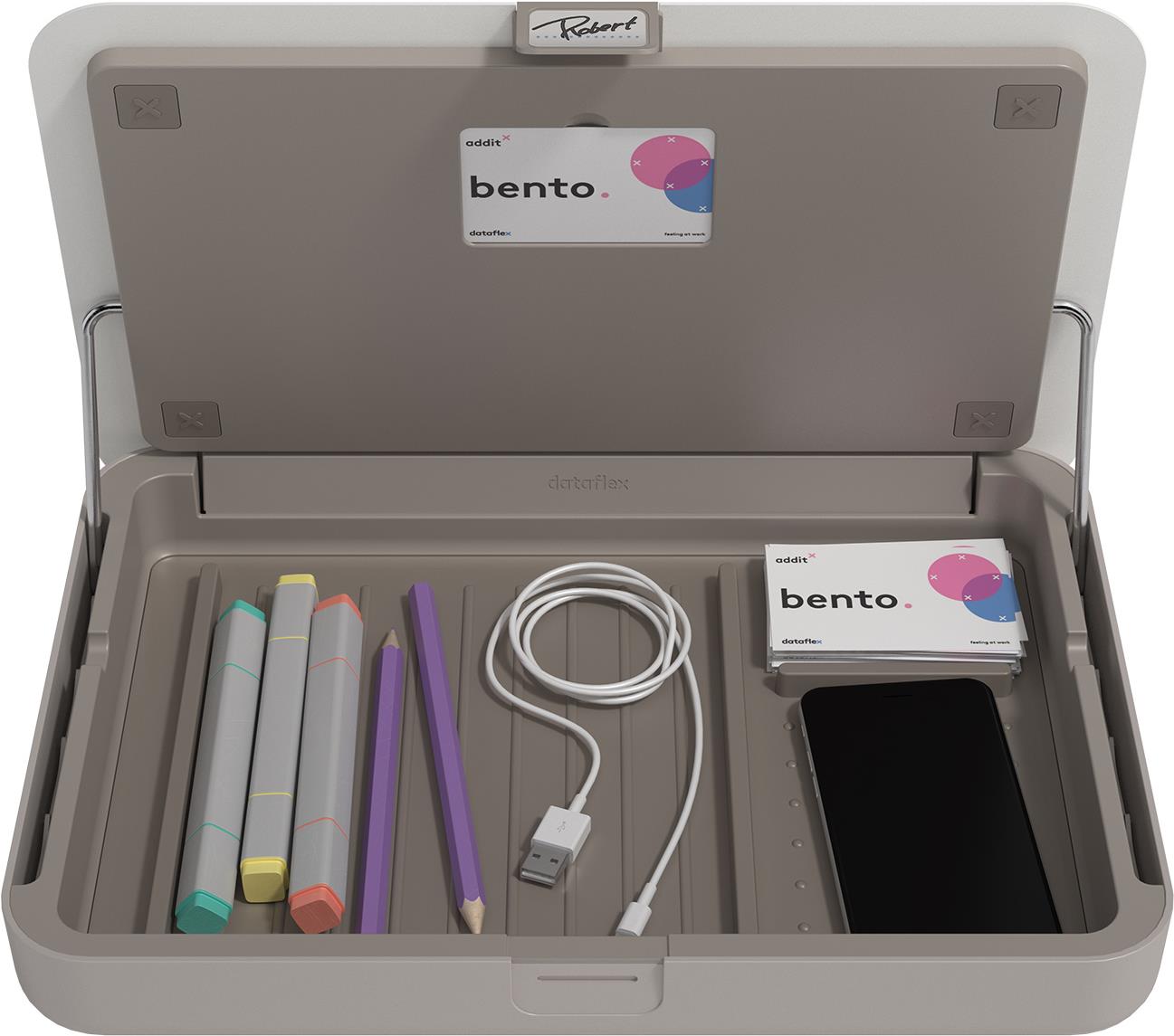 Купить Dataflex Addit Bento ergonomic toolbox 900 - Hartschalentasche - Silikongummi - weiß (45.900) в магазине wardena.ru