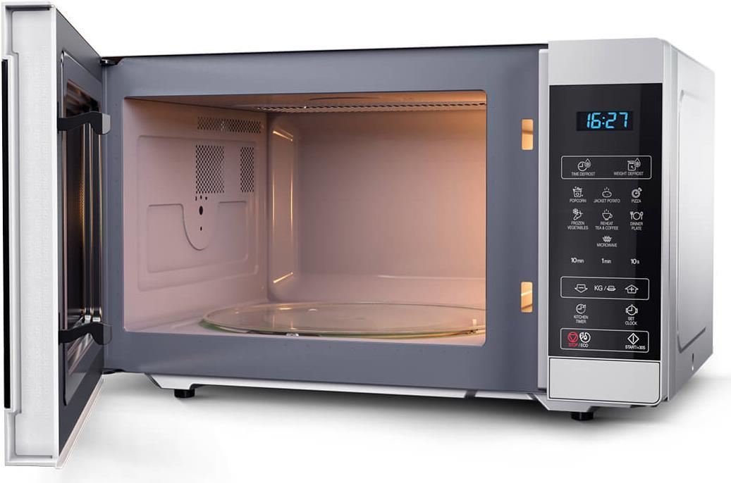 Купить Sharp YC-MS51E-S Mikrowelle Arbeitsplatte Solo-Mikrowelle 25 l 900 W Schwarz - Stahl (YC-MS51ES) в магазине wardena.ru