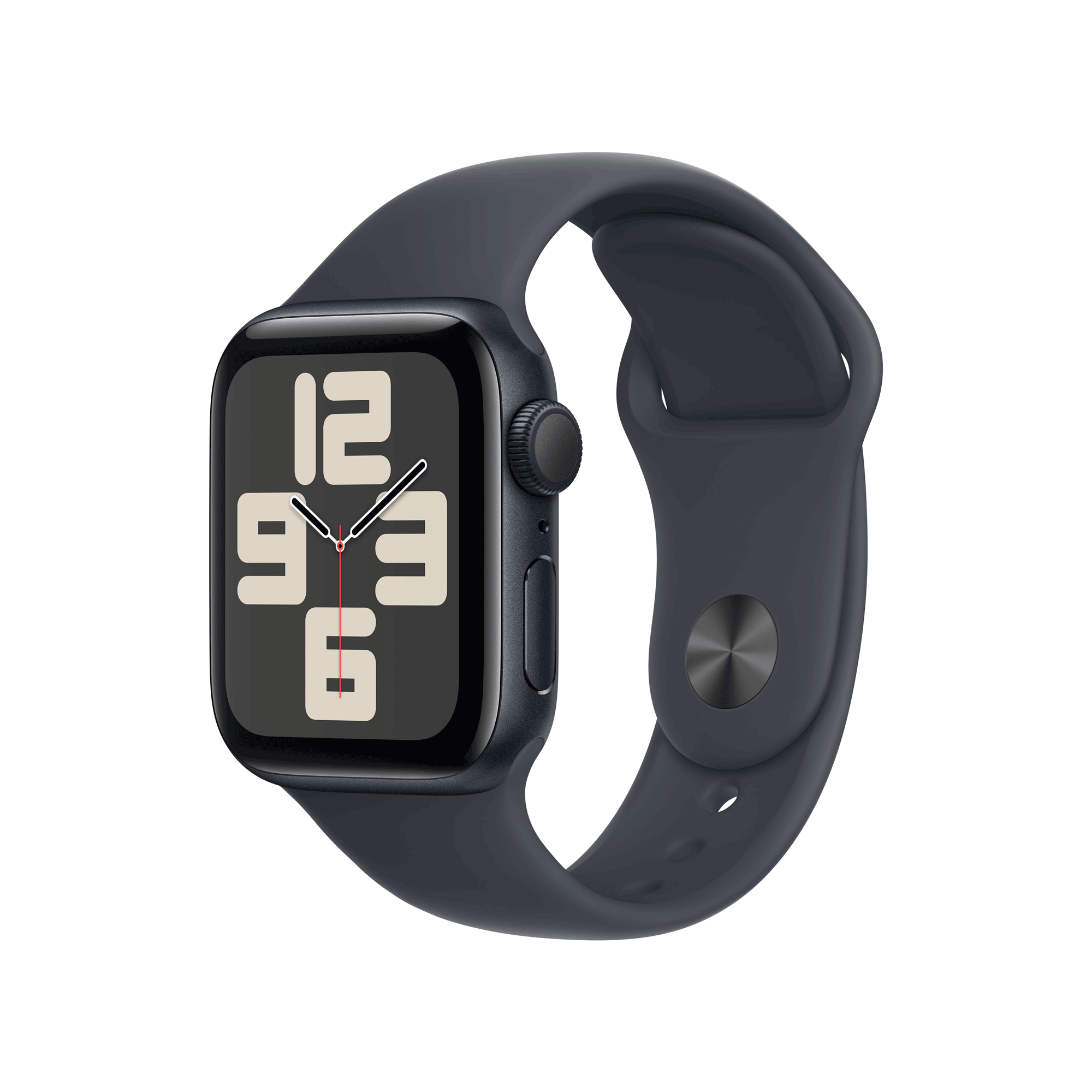 Купить Apple Watch SE GPS 40mm Midnight Aluminium Case mit Midnight Sport Band - M/L (MXE93QF/A) в магазине wardena.ru