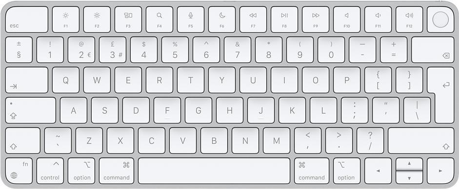 Купить Apple Magic Keyboard with Touch ID - Tastatur - Bluetooth - QWERTY - GB - für iMac (Anfang 2021), Mac mini (Ende 2020), MacBook Air (Ende 2020), MacBook Pro (Ende 2020) (MK293B/A) в магазине wardena.ru