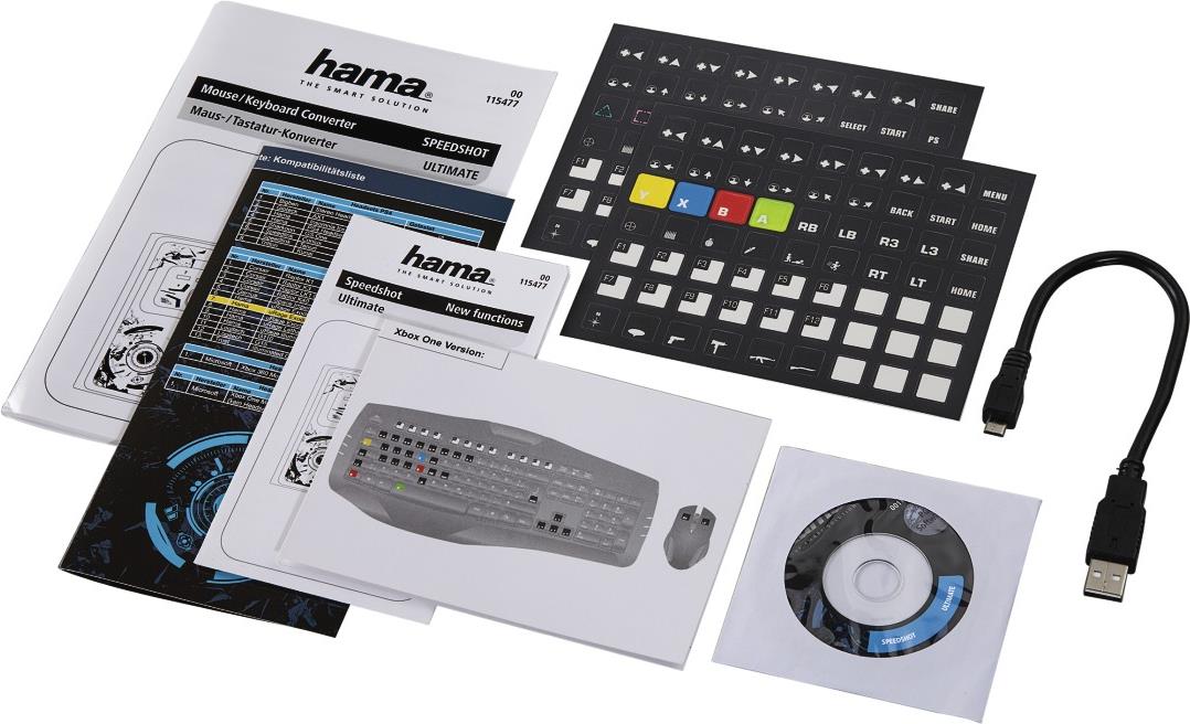 Купить Hama "Speedshot Ultimate" - Eingangsadapter für Spiele - USB - Grau (00054478) в магазине wardena.ru