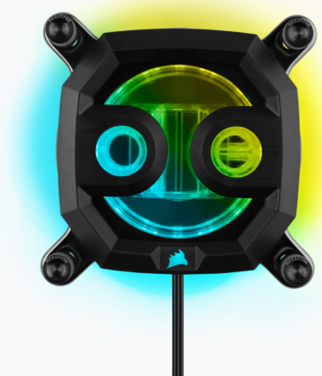 Купить CORSAIR Hydro X Series XC7 RGB PRO - Flüssigkühlsystem für CPU im Waterblock-Design - (für: LGA1156, LGA1155, LGA1150, LGA1151, AM4, LGA1200, LGA1700) - Nickelbeschichtete Kupferbasis - Schwarz (CX-9010015-WW) в магазине wardena.ru