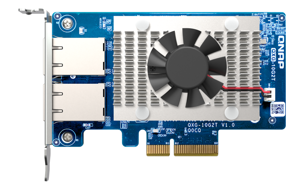 Купить QNAP QXG-10G2T Netzwerkkarte Eingebaut Ethernet 10000 Mbit/s (QXG-10G2T) в магазине wardena.ru