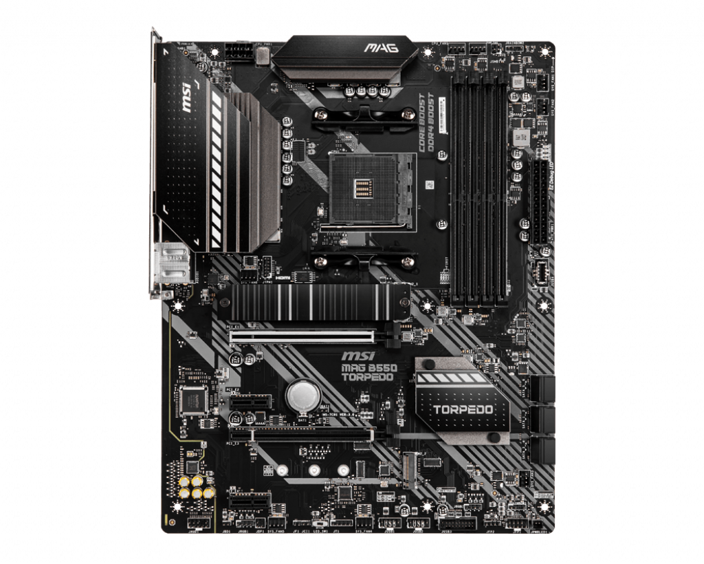 Купить MSI MAG B550 TORPEDO - Motherboard - ATX - Socket AM4 - AMD B550 - USB-C Gen2, USB-C Gen1, USB 3,2 Gen 1, USB 3,2 Gen 2 - 2,5 Gigabit LAN - Onboard-Grafik (CPU erforderlich) - HD Audio (8-Kanal) (7C91-017R) в магазине wardena.ru