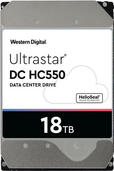 Купить WD Ultrastar DC HC550 WUH721818ALE6L4 - Festplatte - 18TB - intern - 3.5" (8,9 cm) - SATA 6Gb/s - 7200 U/min - Puffer: 512MB (0F38459) в магазине wardena.ru