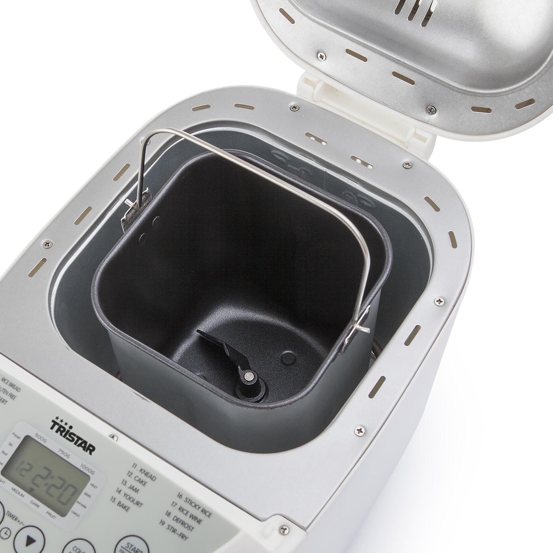 Купить Tristar BM-4586 Brotbackautomat - 1 kg - Bullauge - Variable einstellbare Krustenbräunung - Warmhaltefunktion - 550 W - Weiß (BM-4586) в магазине wardena.ru