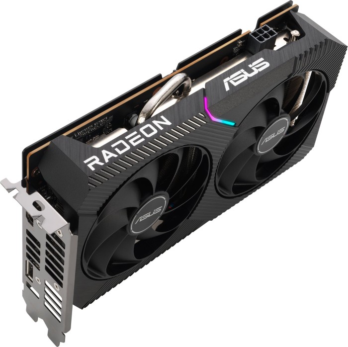 Купить ASUS Dual Radeon RX 6500 XT OC Edition - Grafikkarten - Radeon RX 6500 XT - 4 GB GDDR6 - PCIe 4.0 - HDMI, DisplayPort (90YV0HA1-M0NA00) в магазине wardena.ru