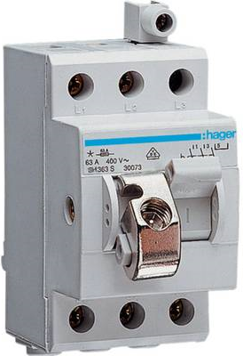 Купить Hager SH363S. AC Eingangsfrequenz: 50/60, Nominale Stromabgabe: 63 A. Produktfarbe: Blau, Grau. Breite: 43,8 mm, Höhe: 77 mm (SH363S) в магазине wardena.ru