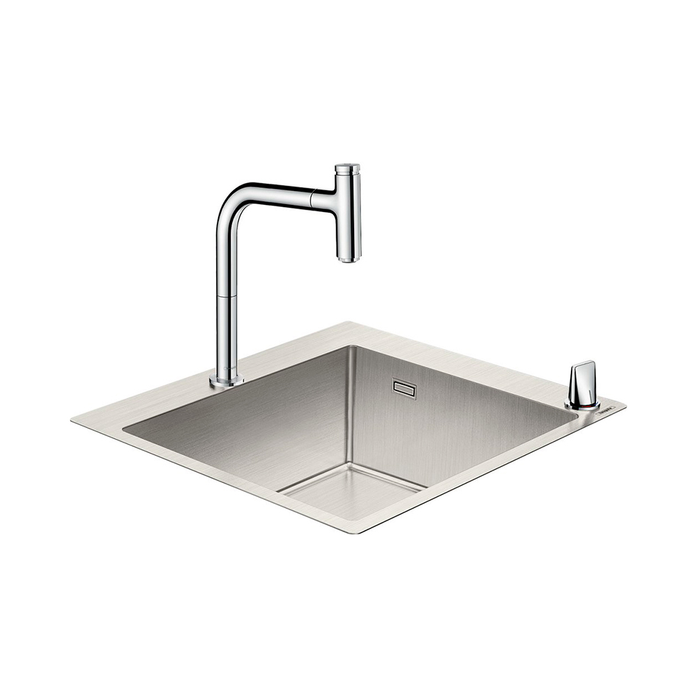 Купить Hansgrohe C71-F450-06 Комбинация для кухни 450 сталь 43201800 в магазине wardena.ru