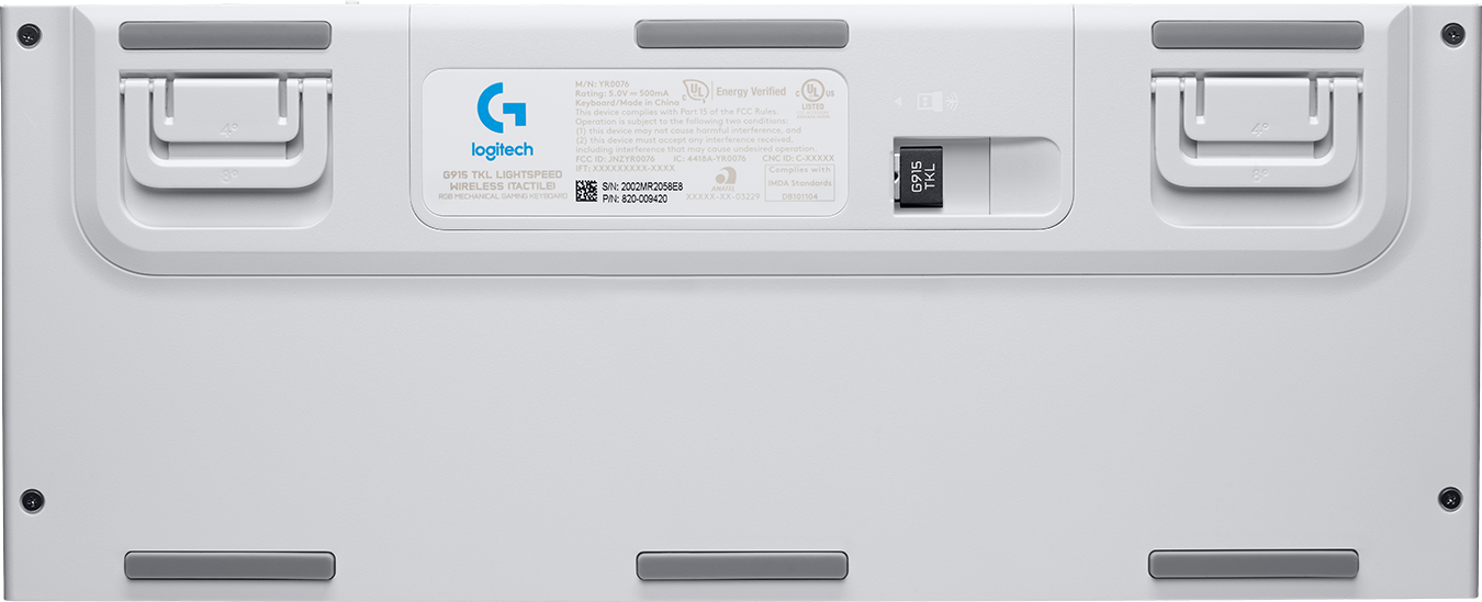 Купить Logitech Gaming G915 TKL - Tastatur - Hintergrundbeleuchtung - USB, Bluetooth, LIGHTSPEED - AZERTY - Französisch - Tastenschalter: GL Tactile - weiß (920-009662) в магазине wardena.ru