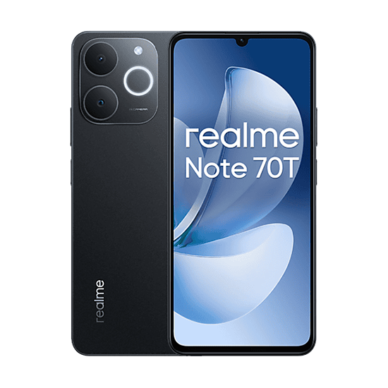 Купить Realme Note 70T 4 + 256 GB Smartphone, Display Eye Comfort 6,75 Zoll bei 90 Hz, Akku mit 6000 mAh (6941764469679) в магазине wardena.ru
