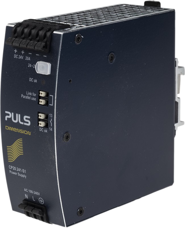 Купить Блок питания PULS CP20.241-S1 для однофазных систем, 17.1 А (28V) 20 А (24V), 480 Вт с креплением на DIN рейку в магазине wardena.ru