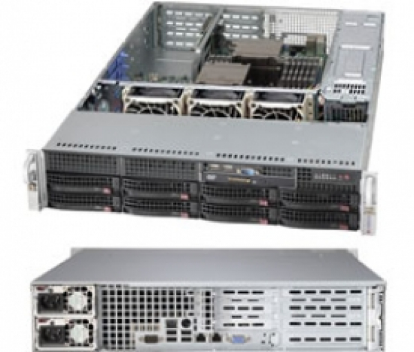 Купить Chassis Supermicro CSE-825TQC-R1K03WB 2U 1000W Redundant Hot-Swap 8xHDD SATA/SAS в магазине wardena.ru