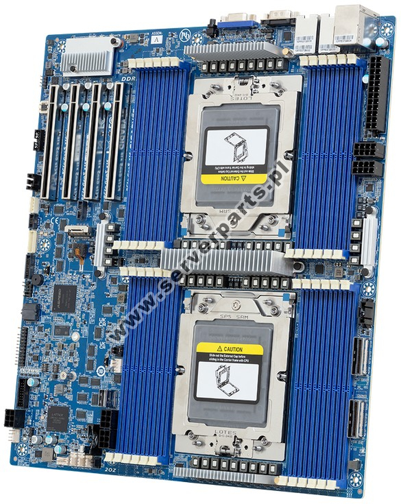 Купить Motherboard Gigabyte MZ73-LM2 SoC SP5 AMD EPYC 9005 SATA/SAS M.2 DDR5 в магазине wardena.ru