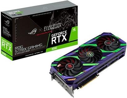 Купить ASUS ROG -STRIX-RTX3090-O24G-EVA NVIDIA GeForce RTX 3090 24 GB GDDR6X (90YV0F98-M0NM00) в магазине wardena.ru