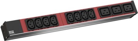 Купить Bachmann IT PDU Basic - Stromverteilungseinheit (Rack - einbaufähig) - Wechselstrom 230 V - 1-phasig - Eingabe, Eingang IEC 60320 C20 - Ausgangsanschlüsse: 11 (IEC 60320 C13, IEC 60320 C19) - 1U - 48.3 cm (19") - 2 m - S (800.2332) в магазине wardena.ru