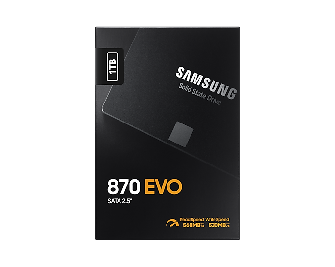 Купить Samsung 870 EVO 1 TB 2.5" Serial ATA III V-NAND MLC (MZ-77E1T0BW) в магазине wardena.ru