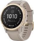 Купить Garmin fenix 6S Pro Solar Edition - 42 mm - Light Gold - Sportuhr mit Band - Silikon - sandfarben - Handgelenkgröße: 108-182 mm - Anzeige 3.04 cm (1.2") - 32 GB - Bluetooth, Wi-Fi, ANT+ - 60 g (010-02409-11) в магазине wardena.ru