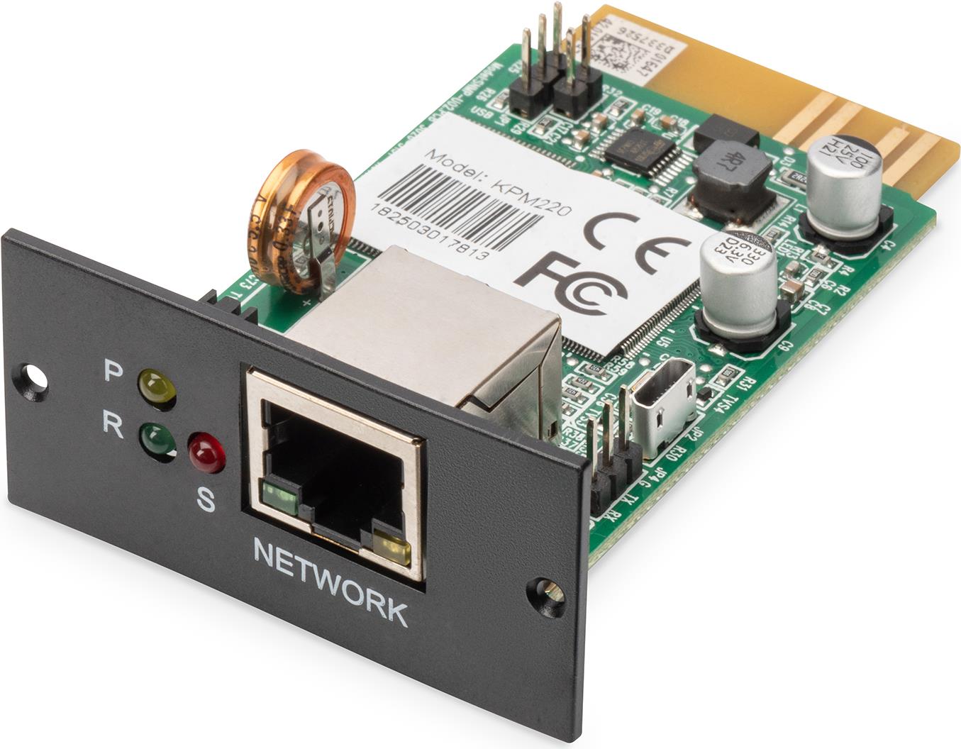 Купить Digitus SNMP & WEB Karte für ® OnLine USV-Anlagen - Netzwerk-Management-Karte - Schwarz - Aktivität - Link - Leistung - Status - RS-232 - Schnelles Ethernet - 100 Mbit/s (DN-170100-1) в магазине wardena.ru