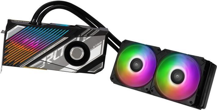 Купить ASUS ROG Strix LC GeForce RTX 4090 - OC Edition - Grafikkarten - NVIDIA GeForce RTX 4090 - 24GB GDDR6X - PCIe 4,0 - 2 x HDMI, 3 x DisplayPort (90YV0IY0-M0NA00) в магазине wardena.ru