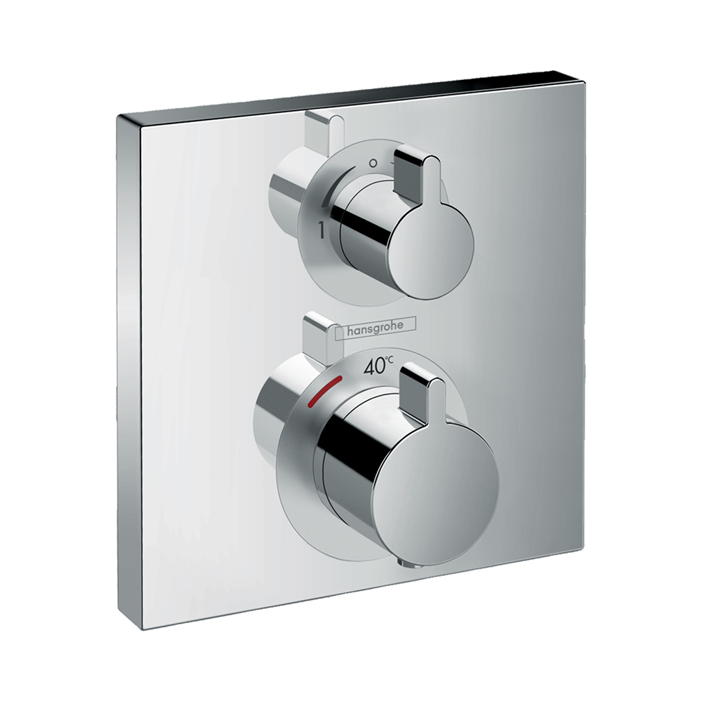 Купить Hansgrohe Ecostat Square Термостат скрытого монтажа для 2 потребителей бронза 15714140 в магазине wardena.ru
