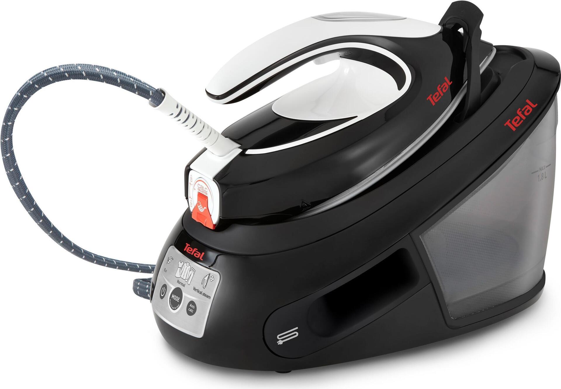 Купить Tefal Express Anti-Calc SV8055 Dampfbügelstation 2800 W 1,8 l Schwarz - Weiß (SV8055) в магазине wardena.ru