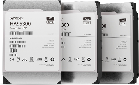 Купить Synology HAS5300 - Festplatte - 16 TB - intern - 3.5" (8.9 cm) - SAS 12Gb/s - 7200 U/min - Puffer: 256 MB - für RackStation RS1619xs+, RS3621xs+, RS4021xs+ (HAS5300-16T) в магазине wardena.ru
