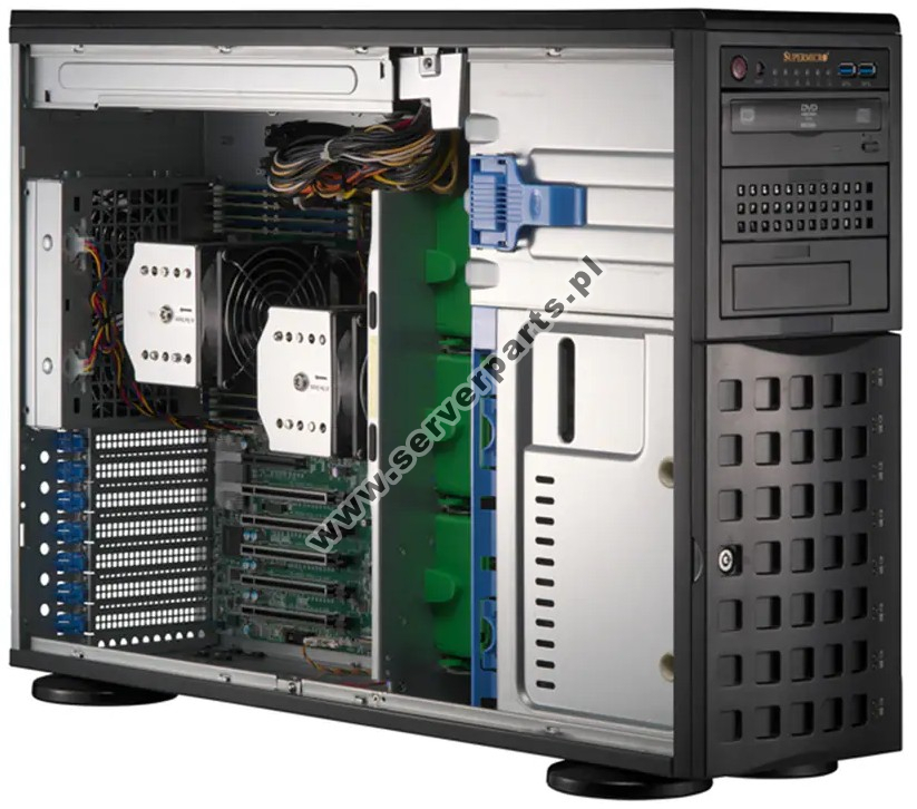 Купить Server Supermicro SYS-741A-T • CSE-745BTS-R1K23BP3 • X13DAI-T • 4U/Tower NVMe в магазине wardena.ru