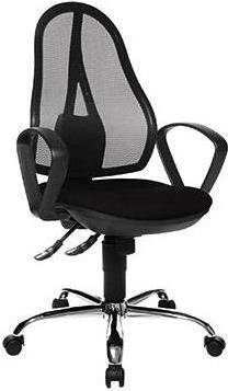 Купить Topstar Bürodrehstuhl Open Point® SY Somo Synchronmechanik beidseitig Rolle hart gebremst (für Teppichboden) Stahl schwa (OP25BG20) в магазине wardena.ru