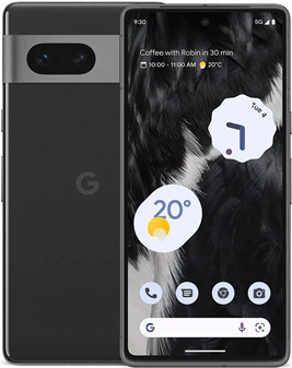 Купить Google Pixel 7 - 5G Smartphone - Dual-SIM - RAM 8GB / Interner Speicher 128GB - OLED-Display - 6.3" - 2400 x 1080 Pixel (90 Hz) - 2 x Rückkamera 50 MP, 12 MP - front camera 10,8 Megapixel - Obsidian (GA03923-GB) в магазине wardena.ru