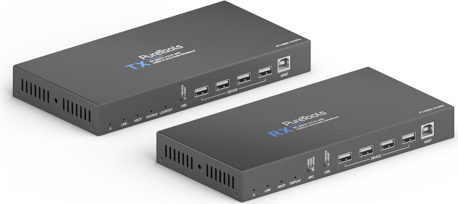 Купить PureLink - PureTools - HDBaseT Extender Set mit USB 2.0 und Audio-Breakout, 4K ( PureTools - HDBaseT Extender Set mit USB 2.0 und Audio-Breakout, 4K (60Hz 4:4:4) (PT-HDBT-1010) в магазине wardena.ru