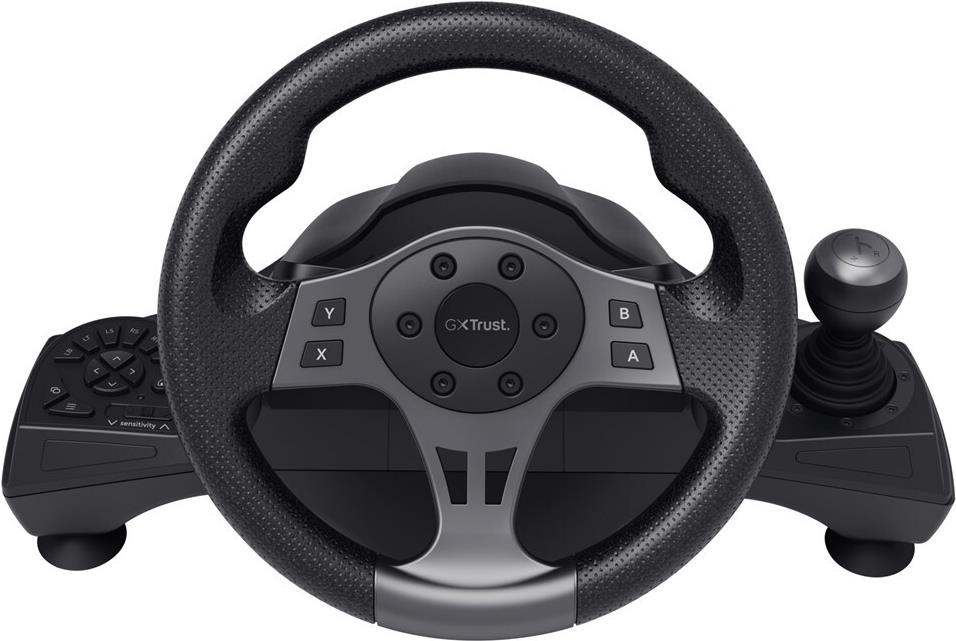 Купить Trust GXT 289 Movi Schwarz USB Lenkrad + Pedale Nintendo Switch, PlayStation 4, Xbox One S, Xbox One X, Xbox Series S, Xbox Series X (25122) в магазине wardena.ru