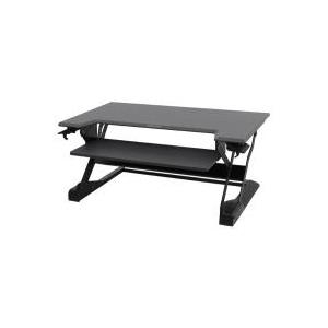 Купить Ergotron WorkFit-TL Sit-Stand Desktop Workstation - Aufstellung für Monitor / Tastatur - Schwarz - Tischmontage (33-406-085) в магазине wardena.ru