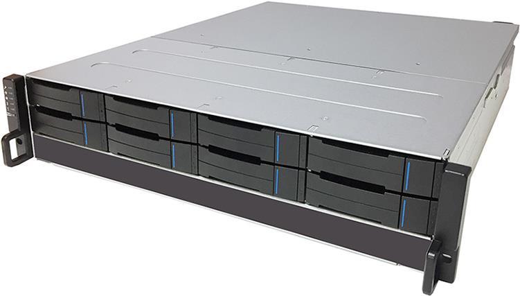 Купить Infortrend EonStor GSe Pro 3008 NAS Rack (2U) Eingebauter Ethernet-Anschluss Schwarz - Grau (GSEP300800RPC-8B32) в магазине wardena.ru