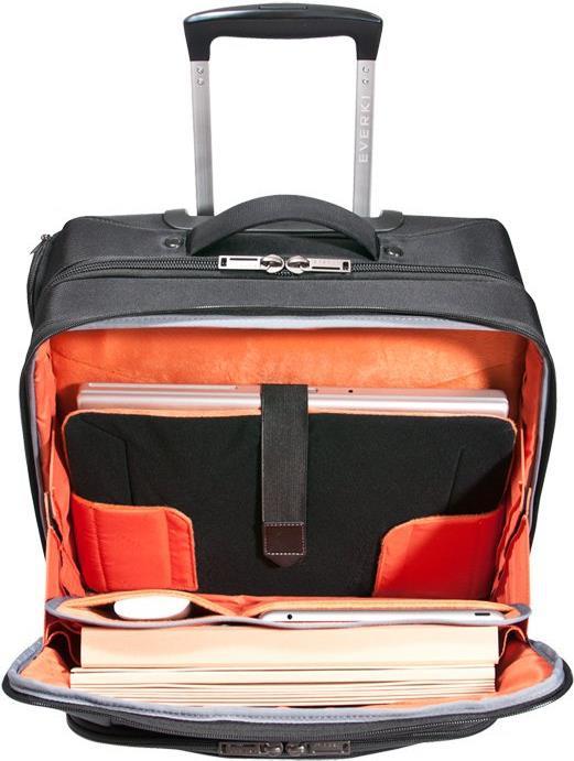 Купить Everki EKB440 Notebooktasche 40,6 cm (16" ) Trolley-Koffer Schwarz - Orange (90981) в магазине wardena.ru