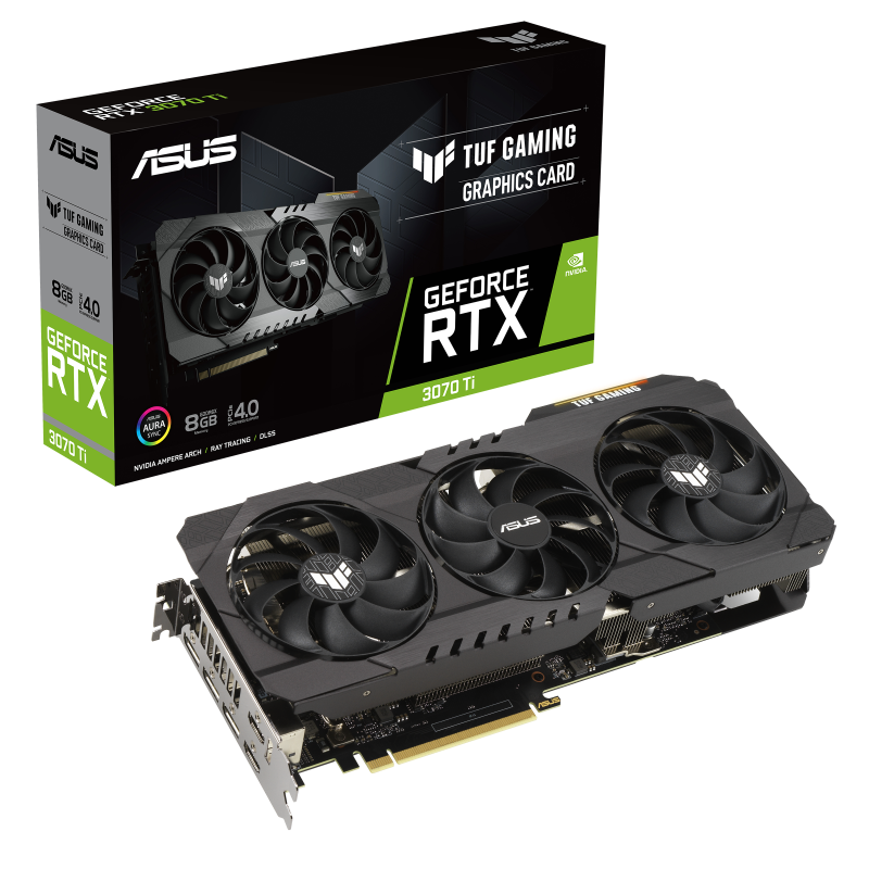 Купить ASUS TUF Gaming TUF-RTX3070TI-8G-V2-GAMING NVIDIA GeForce RTX 3070 Ti 8 GB GDDR6X (90YV0IS0-M0NA00) в магазине wardena.ru