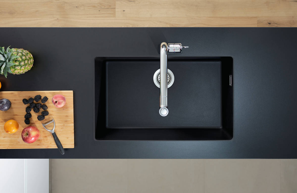 Купить Hansgrohe S51 S510-U660 Мойка для монтажа под столешницу 660 серый камень 43432290 в магазине wardena.ru