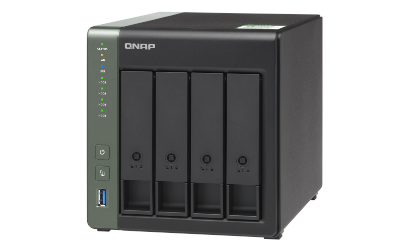 Купить QNAP TS-431KX NAS Tower Eingebauter Ethernet-Anschluss Schwarz AL214 (TS-431KX-2G/12TBVN) в магазине wardena.ru