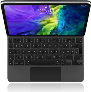 Купить Apple Magic Keyboard - Tastatur und Foliohülle - mit Trackpad - hinterleuchtet - Apple Smart connector - Deutsch - für 27,90cm (11")  iPad Pro (1. Generation, 2. Generation) (MXQT2D/A) в магазине wardena.ru